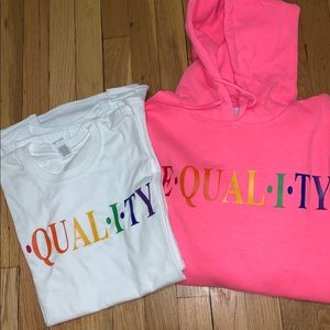 PINK PULLOVER HOODIE